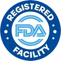 FDA registered facility badge